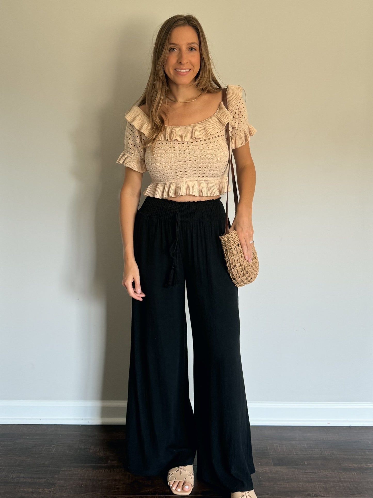 Black Linen Pants - Linen & Spritz